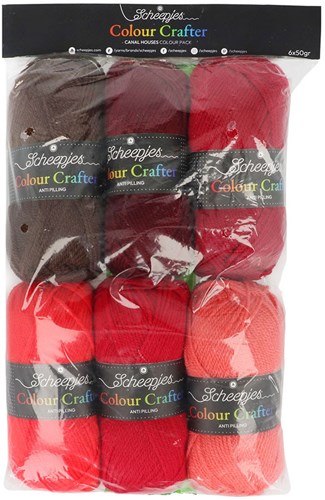 Scheepjes Colour Crafter Colour Pack 6x50g Canal Houses-3