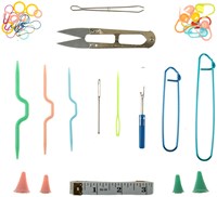 Milward Knitting & Crochet Accessory Kit 17 tools in storage box-3