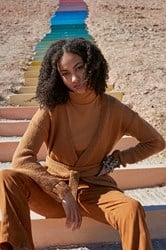 Knitting Pattern Thankful Treat Cardigan with Belt
