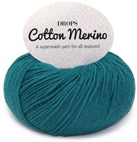 Drops Cotton Merino Uni Colour 26 Storm Blue