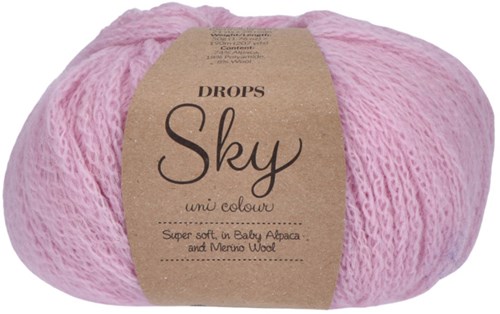 Drops Sky Uni Colour 027 Powder Pink