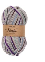 Drops Fiesta Long Print 28 Silver Twilight