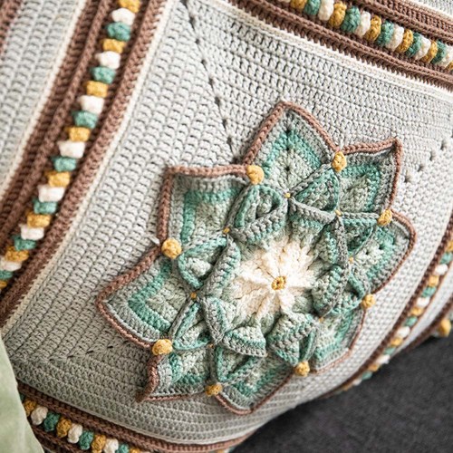 Flowerful Cushion Crochet Kit-2