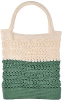 Happy Handmade Bag Crochet Kit 2 Cream & Aventurine