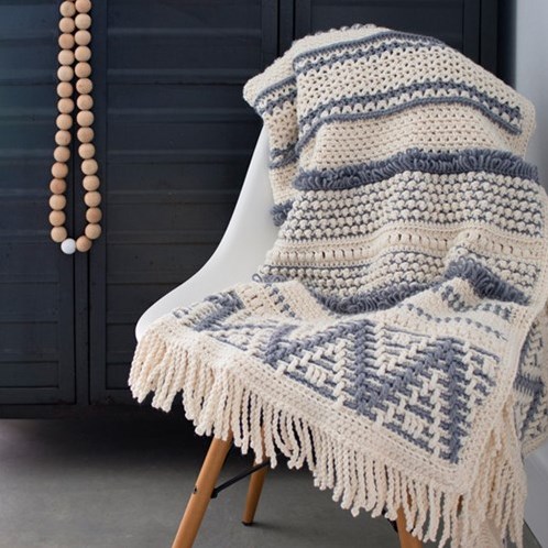 Reversible crochet sales blanket