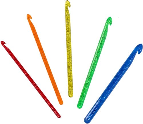 Pryym Prym Pop, 5-10mm Crochet Hook Set, Multicolor 5 Count