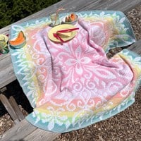 Blanket Fleur Yarn kit 004 Ice Cream - Without Pattern-2