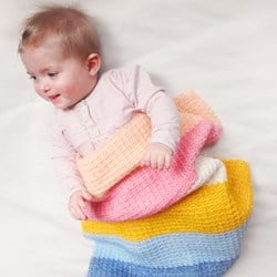 Charming Baby Blanket Crochet Kit