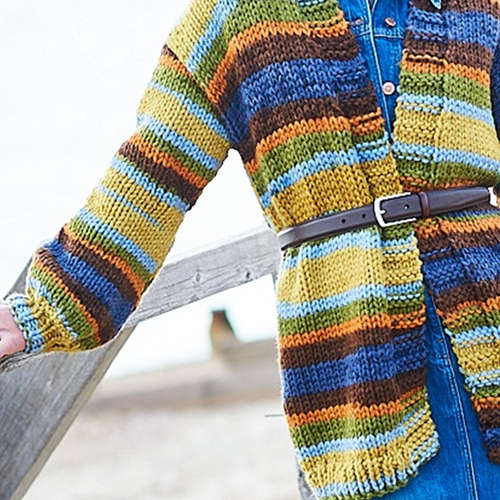 Stylecraft Merry Go Round XL Cardigans Knitting pattern-2