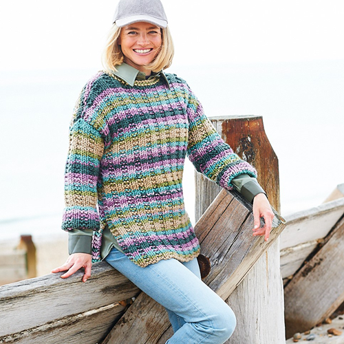 Stylecraft Merry Go Round XL Sweaters Knitting pattern-2