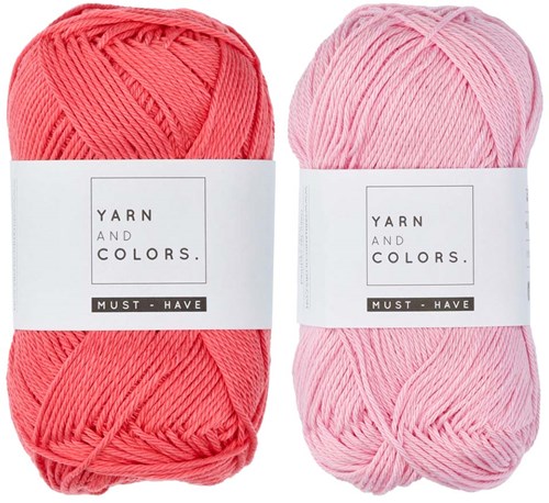 Yarn and Colors Must-Have Mandala Crochet Kit 2 Pink Sand / Blossom-2