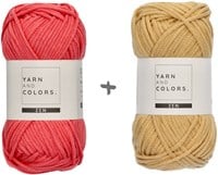 Yarn and Colors Boho Blanket Crochet Kit 041 Coral-3