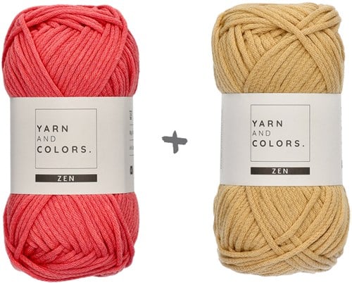 Yarn and Colors Boho Blanket Crochet Kit 041 Coral-3