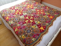 Kaleidoscope Blanket CAL Yarn Kit 3 Tequila Sunrise