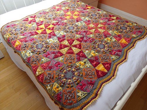 Kaleidoscope Blanket CAL Yarn Kit 3 Tequila Sunrise