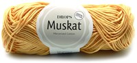 Drops Muskat Uni Colour 30 Vanilla-yellow