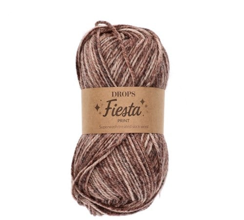 Drops Fiesta Print 30 Roasted Almond