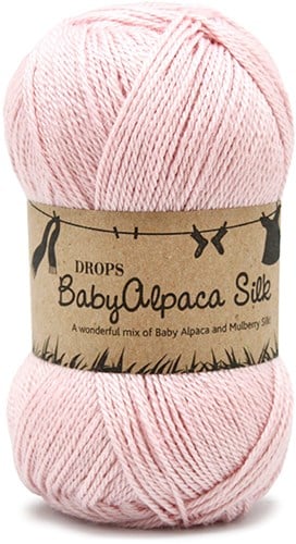 Drops BabyAlpaca Silk Uni Colour 3125 Light-pink