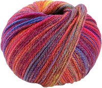 Lana Grossa Cool Merino Color 315 Dark Fuchsia/Rust/Gray Blue/Pink/Yellow/Mustard Yellow/Royal/Turquoise/Yellow Green/Orange/Pink