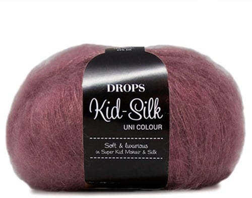 Drops Kid-Silk Uni Colour 031 Mauve
