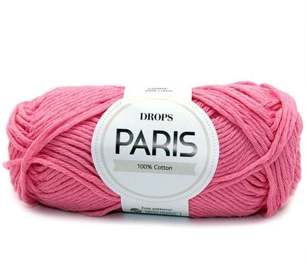 Worsted weight cotton yarn DROPS Paris, knitting yarn, crochet