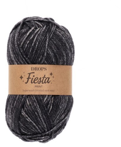 Drops Fiesta Print 33 Graphite