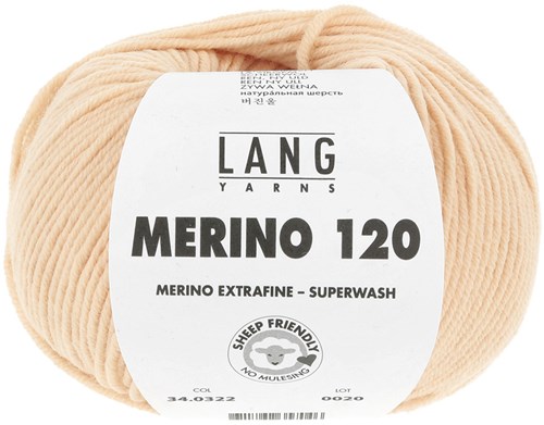 Lang Yarns Merino 120 0322 Sand