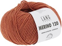 Lang Yarns Merino 120 0559 Orange Mélange-2