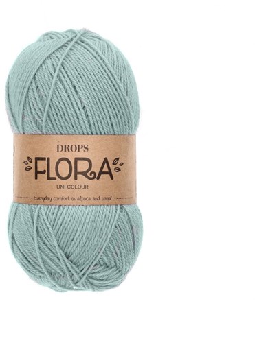 Drops Flora Uni Colour 34 Light Sea Green