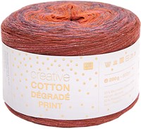 Rico Creative Cotton Dégradé Print 4 Red-orange-2