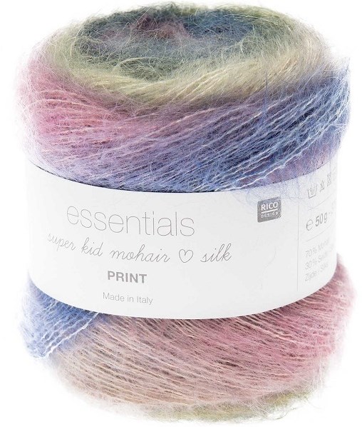 Rico Essentials Super Kid Mohair Loves Silk Print