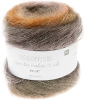 Rico Essentials Super Kid Mohair Loves Silk Print 009 Terra