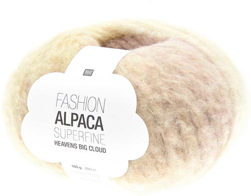 Rico Fashion Alpaca Superfine Heavens Big Cloud 006 Pastel Shades