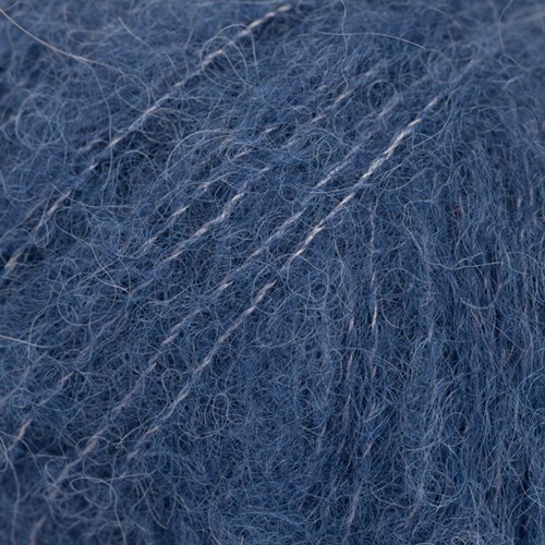 Drops Brushed Alpaca Silk Uni Colour 039 Navy Blue-2