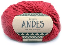 Drops Andes Uni Colour 3946 Red