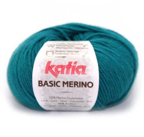Katia Basic Merino 039 Green blue