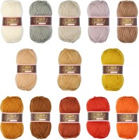 Temperature Table Runner CAL Yarn Kit 3 Sahara