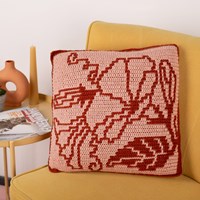 Merry Morning Glories Chestnut/Rosé Yarnkit - Without Pattern-3