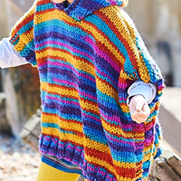 Stylecraft Merry Go Round XL Ponchos Knitting pattern-3