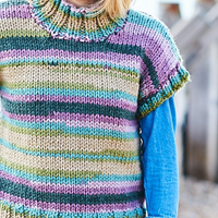 Stylecraft Merry Go Round XL Boat & High Neck Tank Tops Knitting pattern-3