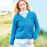 Stylecraft Filet Jumpers Crochet pattern-3