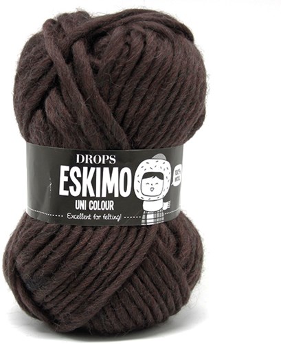 Drops Snow Uni Colour 003 Dark Brown