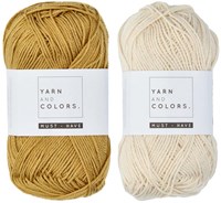 Yarn and Colors Must-Have Mandala Crochet Kit 3 Gold / Cream-2