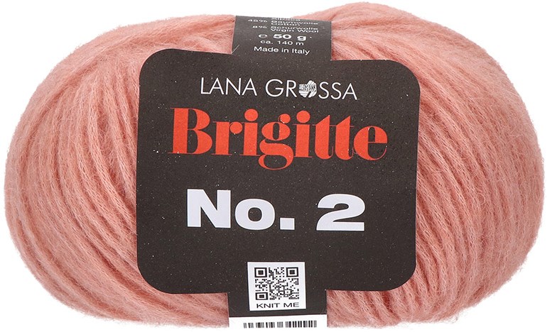 Lana Grossa Brigitte No. 2 Vintage Wolle – Blau Meliert Für Kuschelige Strickprojekte