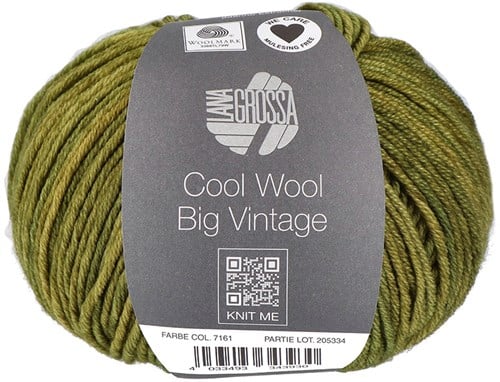 Lana Grossa Cool Wool Vintage Big 7161 Olive
