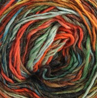 Lana Grossa Colorissimo 2 101 orange/khaki/olive/turquoise-2