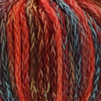 Lana Grossa Cool Merino Big Color 402 Gray-green/red/yellow/mint/brown/rosewood-2