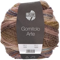 Lana Grossa Gomitolo Arte 1018 Anthracite/Dark Grey/Olive Brown/Beige/Taupe/Mint/Light Grey/Grey Brown