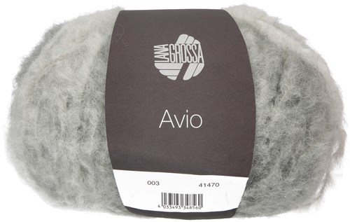 Lana Grossa Avio 003 Green/silver grey