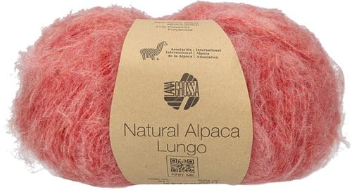 Lana Grossa Natural Alpaca Lungo 011 Light Red